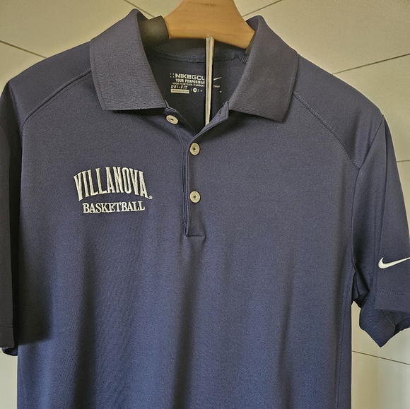 Nike Other - Nike Golf Tour Performance dri-fit Villanova Basketball polo